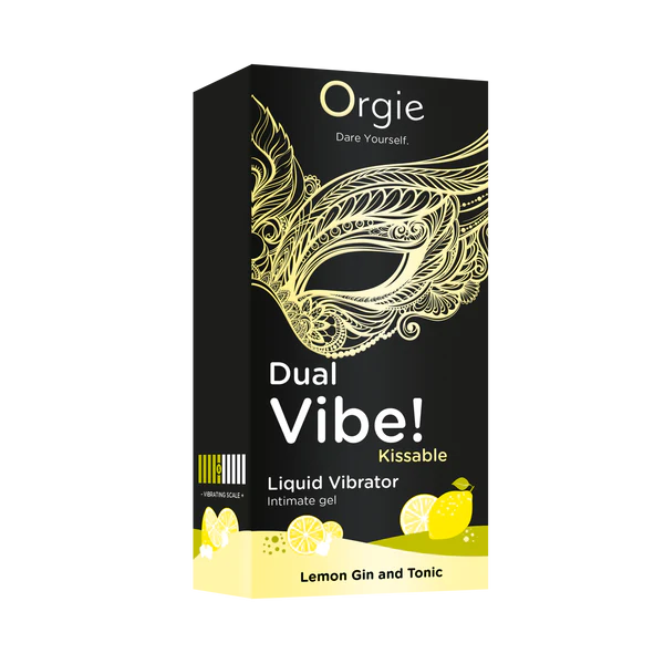 Dual Vibe Lemon Gin and Tonic Kissable Liquid Vibrator