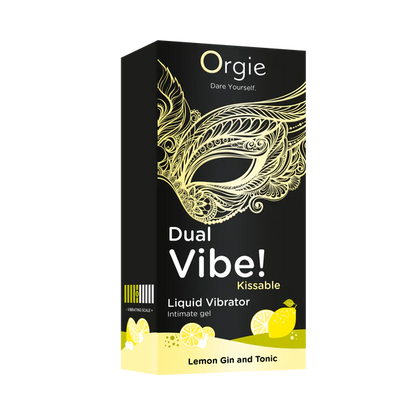 Dual Vibe Lemon Gin and Tonic Kissable Liquid Vibrator