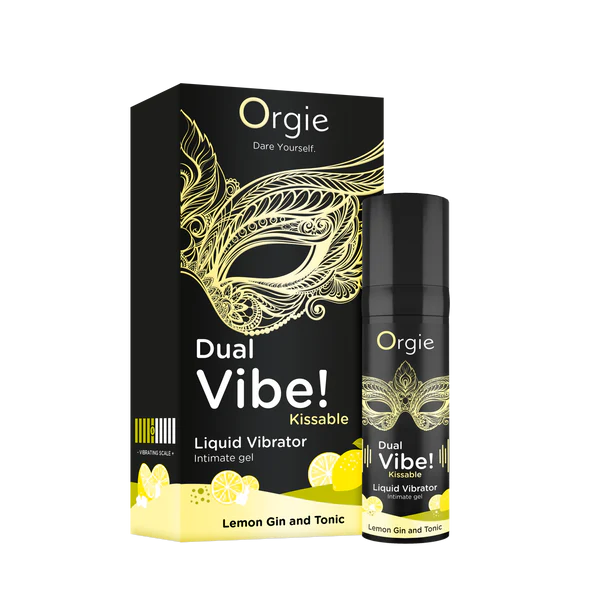 Dual Vibe Lemon Gin and Tonic Kissable Liquid Vibrator