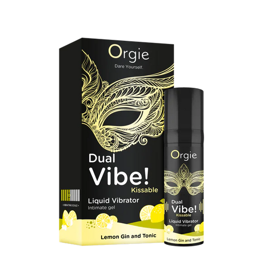 Dual Vibe Lemon Gin and Tonic Kissable Liquid Vibrator