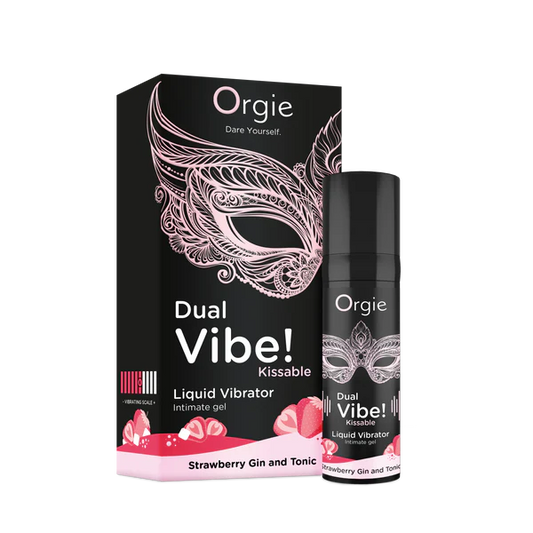 Dual Vibe Strawbery Gin and Tonic Kissable Liquid Vibrator