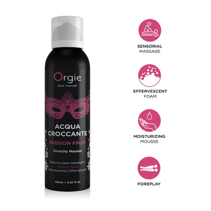 Acqua Croccante Passion Fruit Moisturizing Massage Mouse 150 ML