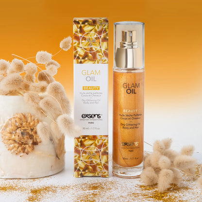 Exsens Dry Glittering Oil for Body & Hair