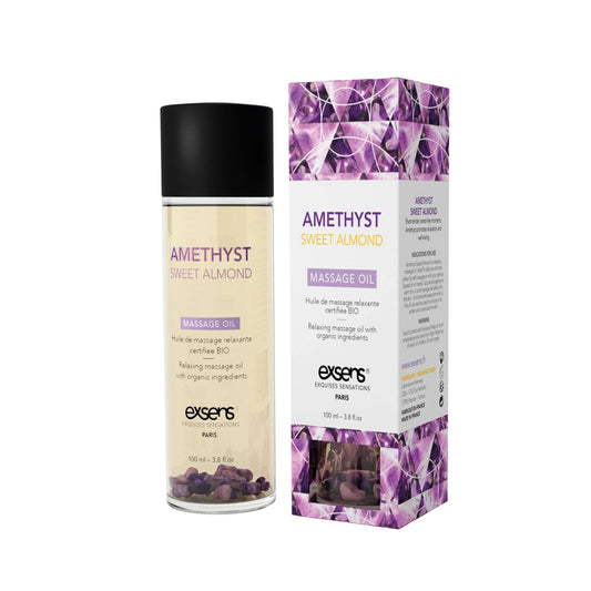 Exsens Amethyst Sweet Almond Organic Sensual Body & Massage Oil