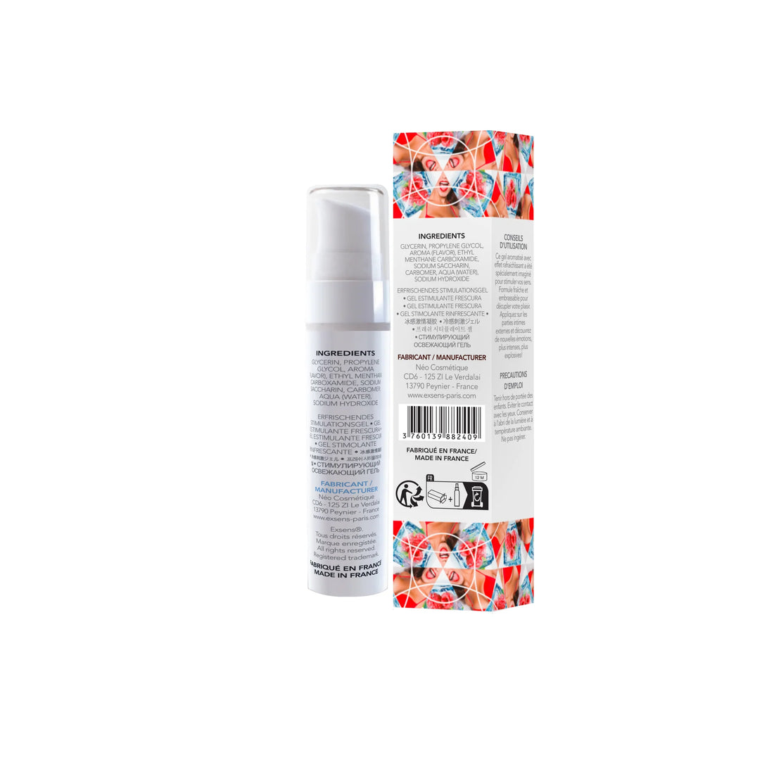 Raspberry Mint Cooling Arousal Gel