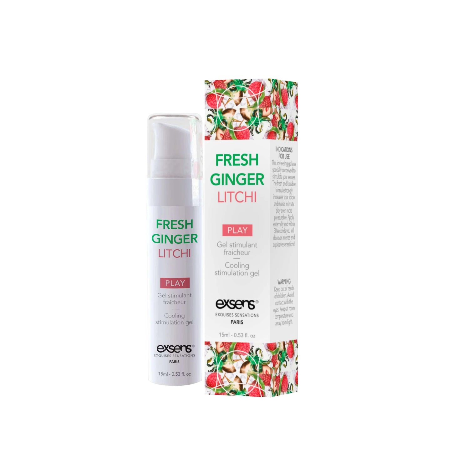Exsens Fresh Ginger Litchi verkoelende opwekkingsgel