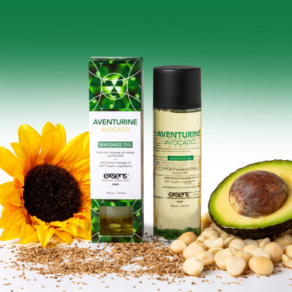 Exsens venturine Avocado Organic Sensual Body & Massage Oil