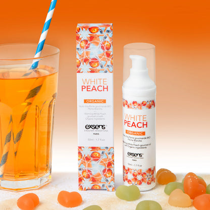 Exsens White Peach Warming Gourmet Intieme Massageolie