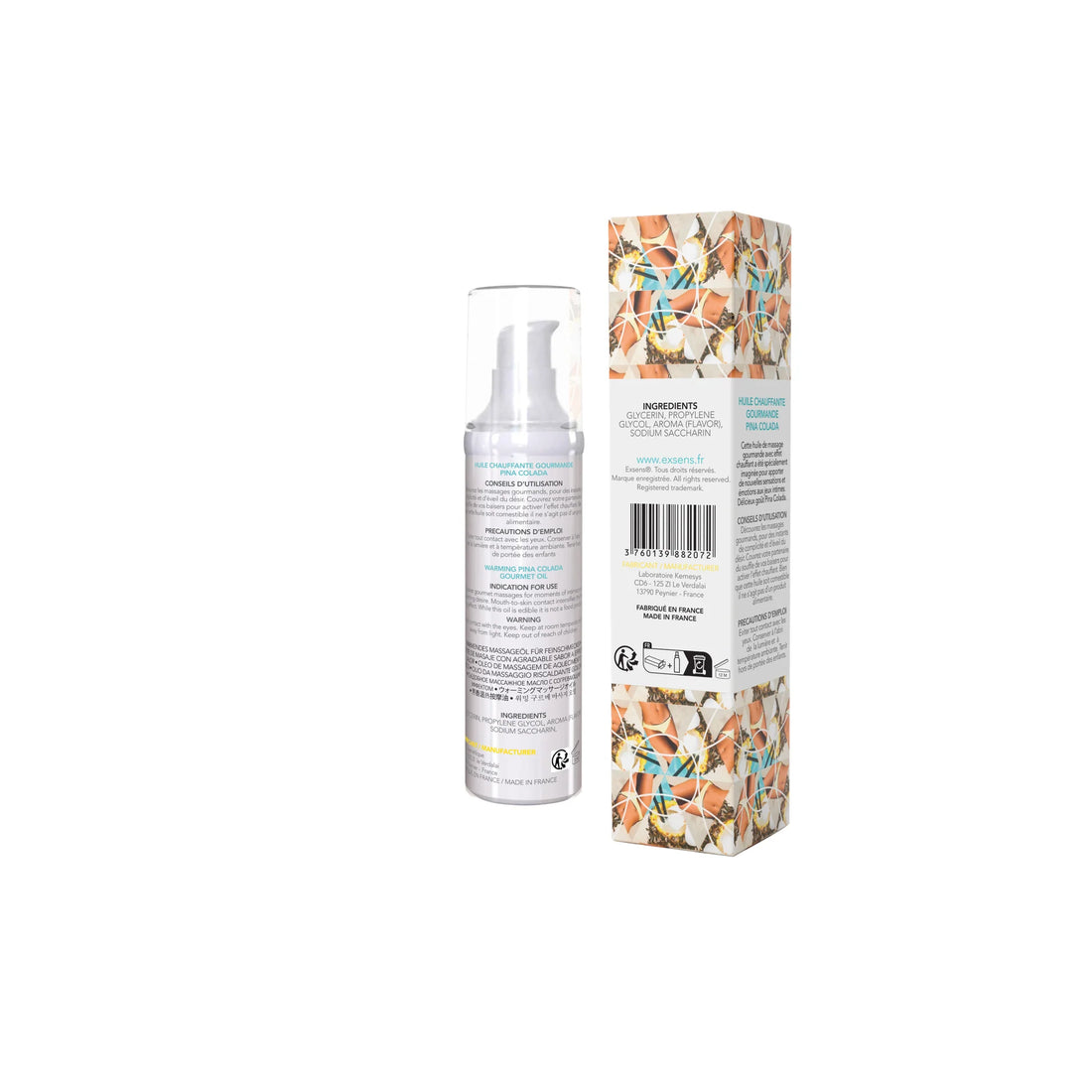 Pina Colada Warming Gourmet Intimate Massage Oil