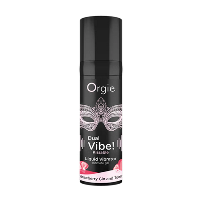 Dual Vibe Strawbery Gin and Tonic Kissable Liquid Vibrator