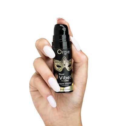 Orgie Dual Vibe Seks Pina Colada Kissable Liquid Vibrator