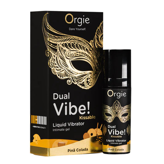 Orgie Dual Vibe Seks Pina Colada Kissable Liquid Vibrator