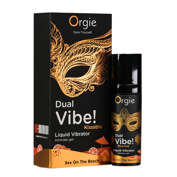 Orgie Dual Vibe Seks on the Beach Kissable Liquid Vibrator