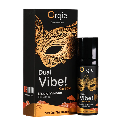 Orgie Dual Vibe Seks on the Beach Kissable Liquid Vibrator