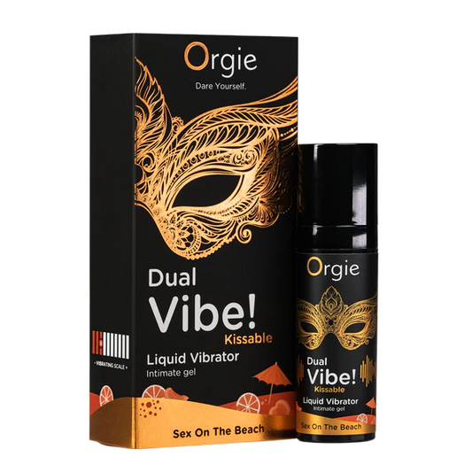 Orgie Dual Vibe Seks on the Beach Kissable Liquid Vibrator