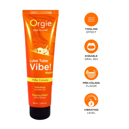 Orgie Lube Tube Vibe Cocktail Pina Colada 100ml