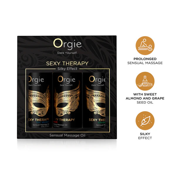 Sexy Therapy Mini Size Collection 3-Piece Massage Oil 3 x 30ml