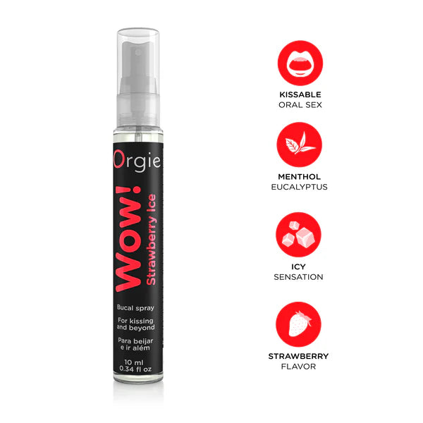wow ! Strawberry Ice Bucal Spray