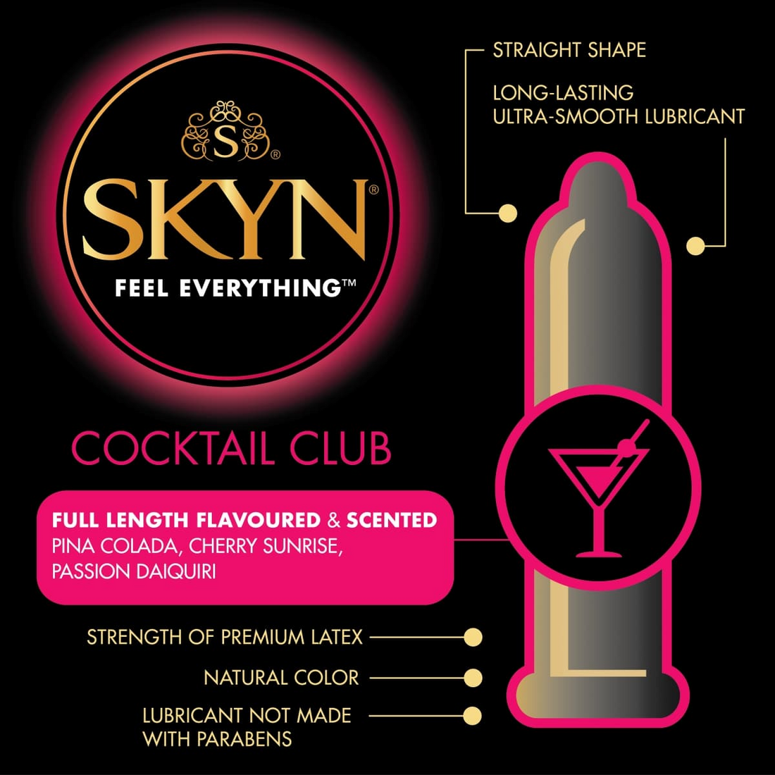 Skyn Cocktail Club Condoms (3 pcs)