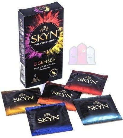 SKYN 5 Senses Condoms – Variety Pack