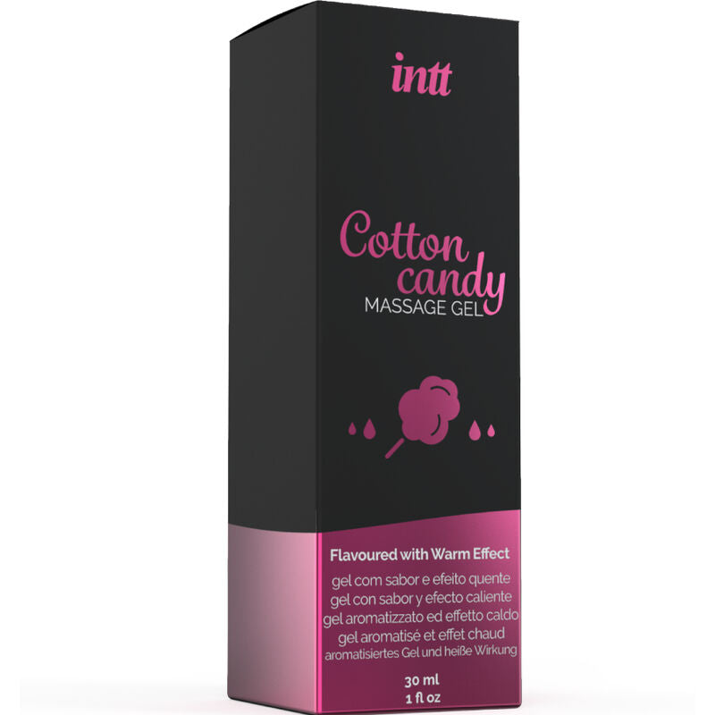 Intt Massage Gel With Cotton Candy Flavor and Heating Effect