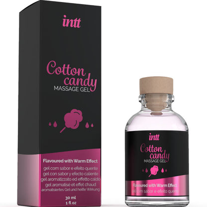 Intt Massage Gel With Cotton Candy Flavor and Heating Effect