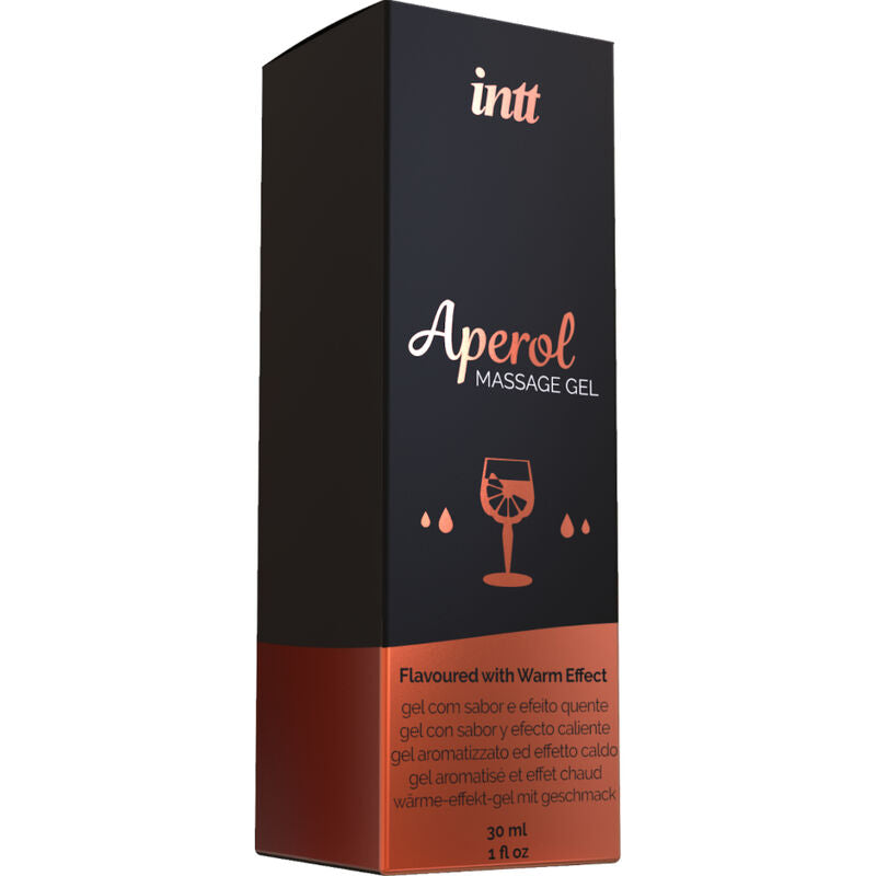 Massage Gel With Aperol Flavor and Heating Effect