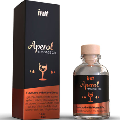 Intt Massage Gel With Aperol Flavor and Heating Effect