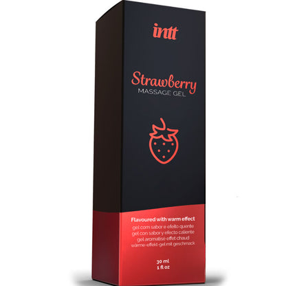 Intt Massage Gel With Strawberry Flavor and Heating Effect