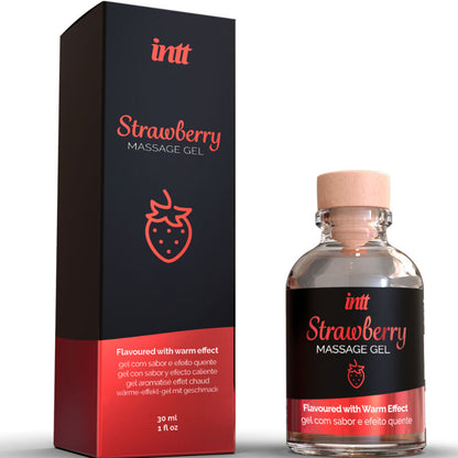 Intt Massage Gel With Strawberry Flavor and Heating Effect