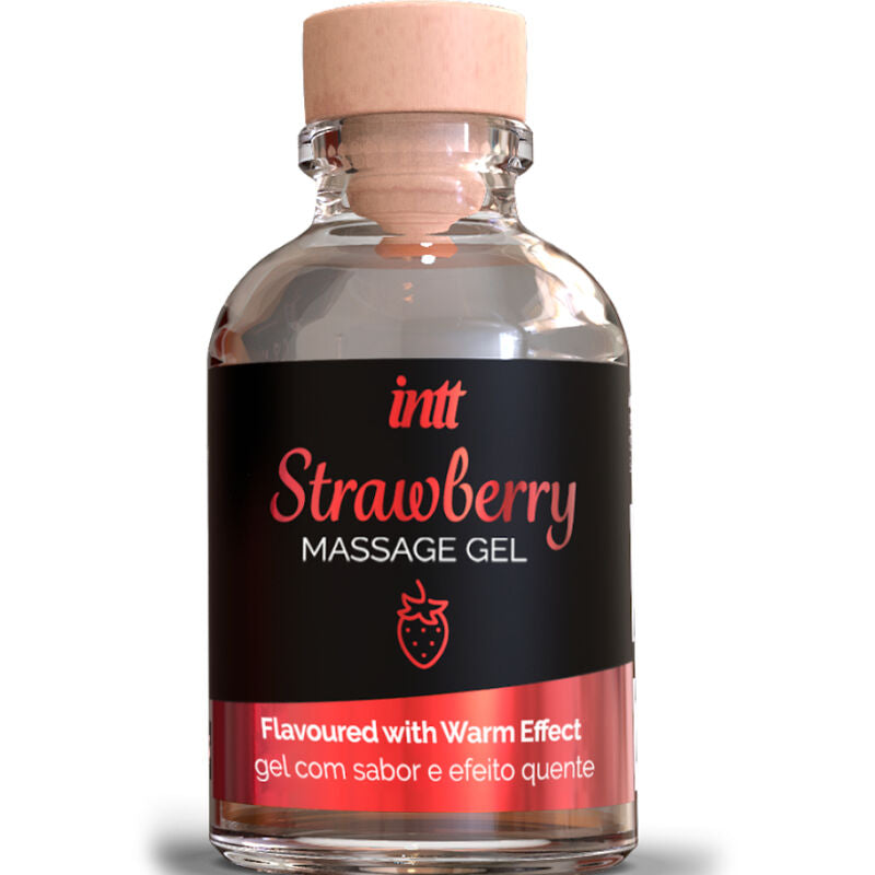 Intt Massage Gel With Strawberry Flavor and Heating Effect
