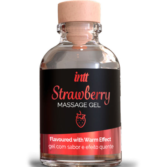 Intt Massage Gel With Strawberry Flavor and Heating Effect
